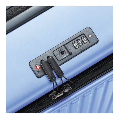 SET DE MALETA RIGIDA CON TAPA FRONTAL SECURITIME