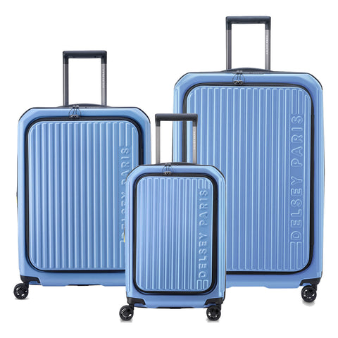 SET DE MALETA RIGIDA CON TAPA FRONTAL SECURITIME