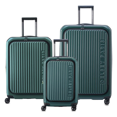 SET DE MALETA RIGIDA CON TAPA FRONTAL SECURITIME