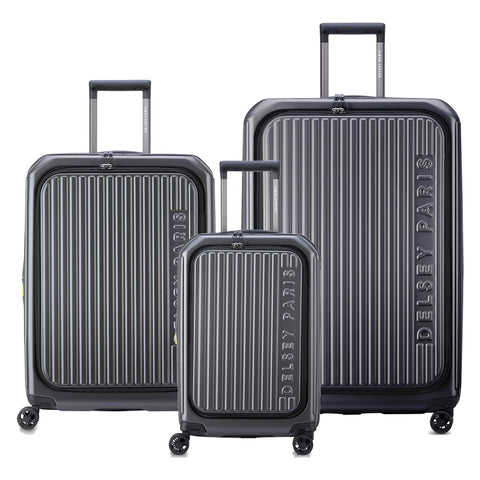 SET DE MALETA RIGIDA CON TAPA FRONTAL SECURITIME