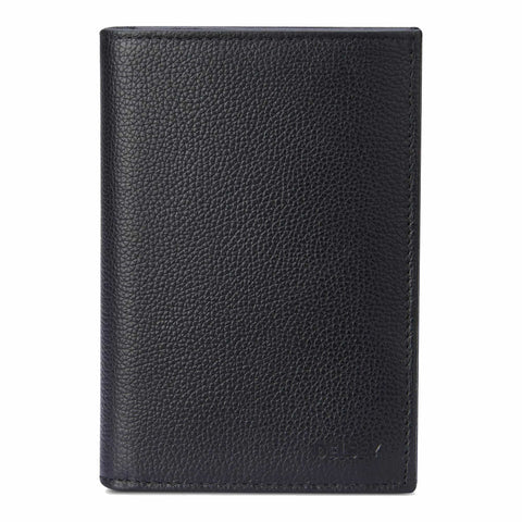 PORTA PASAPORTES GRANDE DE CUERO CON 3 SOLAPAS FRANCOEUR